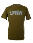 Men's Yew Organic Cotton T-shirt in Khaki